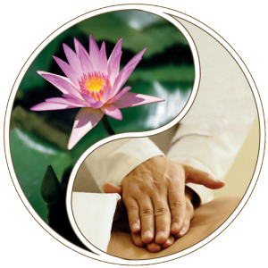 reiki lotus flower hands yin yang